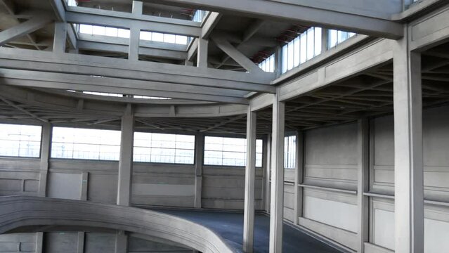 Helical ramps of Lingotto, former FIAT factory in Turin.