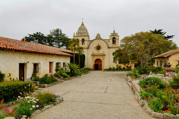Fototapeta na wymiar Mission San Carlos Borromo, near Carmel
