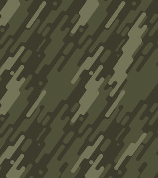 Seamless camouflage pattern. Geometric camo. Print on fabric and textiles. Vector