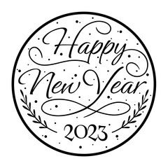 Cristmas design for printing on mugs, cards, pillows, t-shirts, poster. Quote Yappy New Year