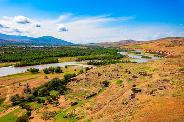 Obraz premium Uplistsikhe ancient rock town in Georgia