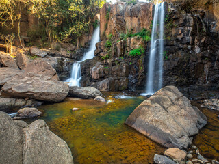 Long exposure of Horse Shoe waterfall near Sabie, Mpumalanga, South Africa.