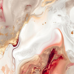 Luxury abstract fluid art painting in alcohol ink technique. Liquid marble design abstract painting background with gold splash texture.