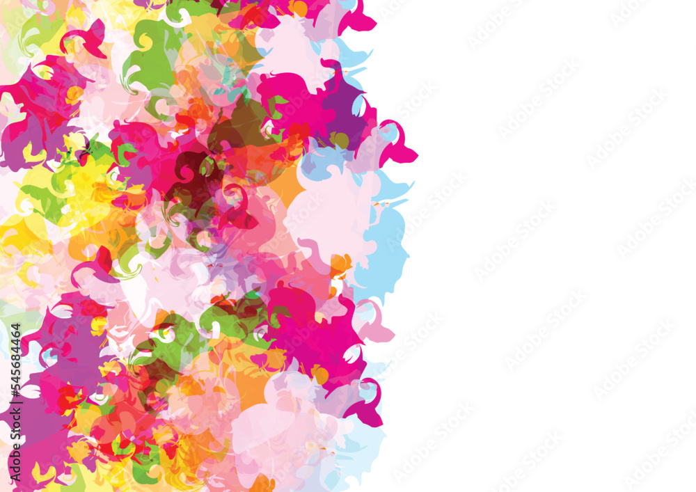Poster abstract vector splash paint color isolate background design. illustration vector design.