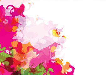 Fototapeta na wymiar Abstract vector splash paint color isolate background design. illustration vector design.