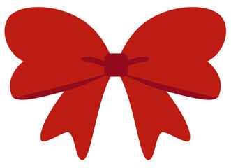 red ribbon bow