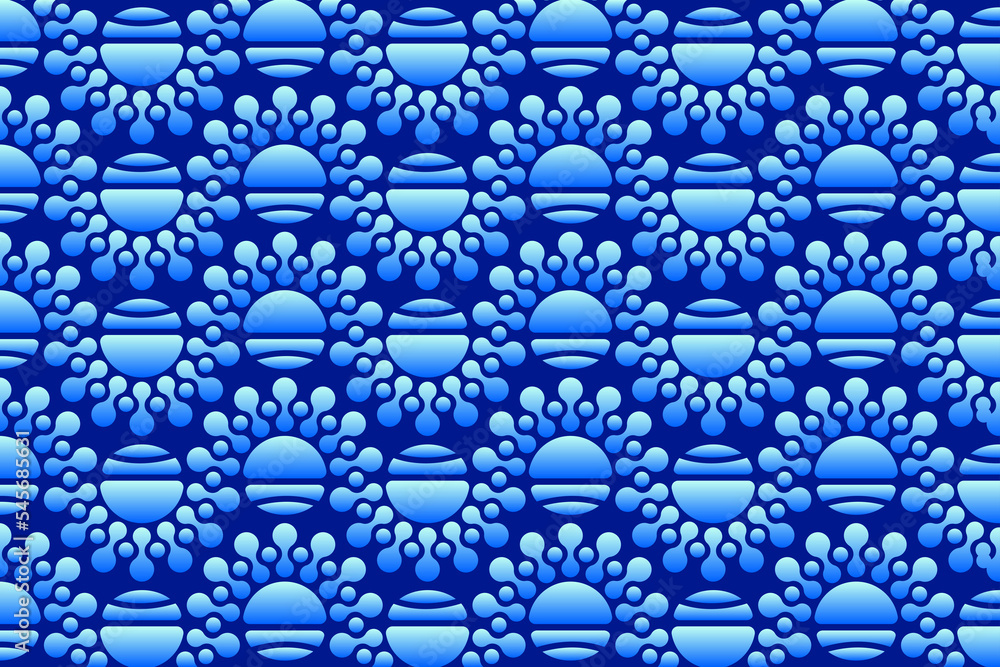 Aufkleber abstract background in blue color. blue background with soft gradient.