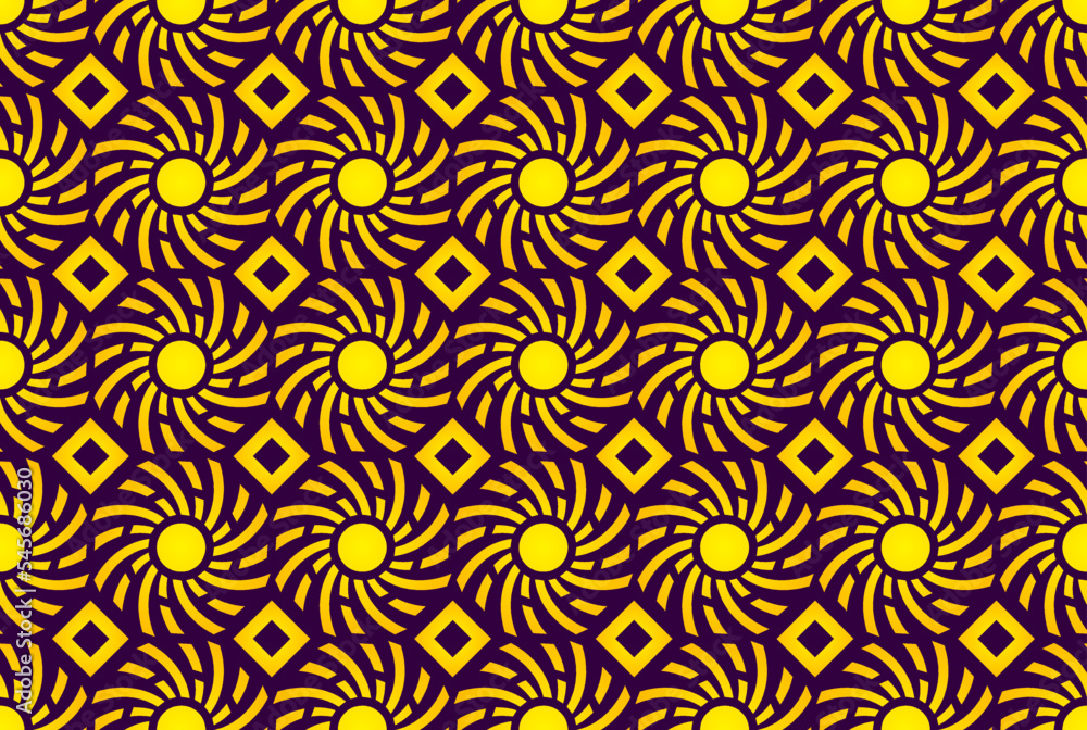 Poster sun seamless pattern. repeating abstract pattern with sun symbol. template for your design projects.