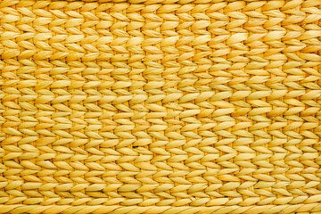 Handmade Jute knitted fabric, Natural Jute rug, background, wallpaper, texture.