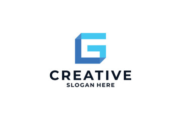 Fototapeta premium Modern letter G logo design inspiration. Smart initial G concept.