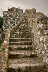 
Thousand-year-old Moorish fortress on a hill near Sintra, Portugal
