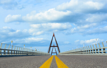 highway bridge over the river