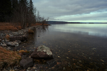 By Lake Mjøsa in November.