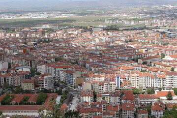Obraz premium aerial view of the city