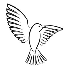 Obraz premium Bird design isolated on transparent background. Wild Animals.