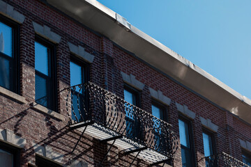 Facade of a modern Architecture Building Design. Windows of business.	
