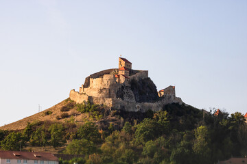 Obraz premium Famous Rupea fortress in Transylvania, Romania. Rupea Citadel (Cetatea Rupea)