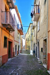 Fototapeta na wymiar The italian village of Frosolone.