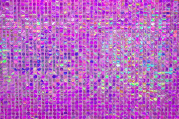 Purple tiles background. Lilac iridescent texture. Stylish pattern for advertising. Stylish round...