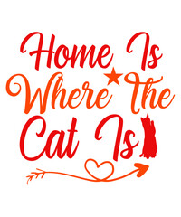 Home Is Where The Cat Is SVG