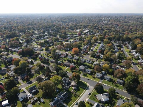 Aerial View of Residential Philadelphia