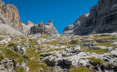 Tuckett Refuge (2272 m. a.s.l.) - Madonna di Campiglio, Brenta Dolomites, Trentino Alto Adige, August 23, 2022