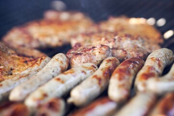 Bratwurst vom Grill - Grilled sausage