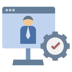 apply flat style icon