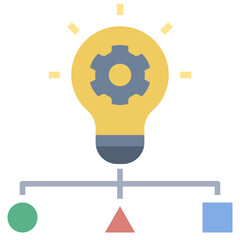 concept flat style icon