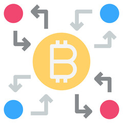 currency flat style icon