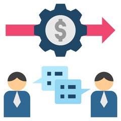 deal flat style icon