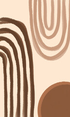 Affiche minimaliste arches