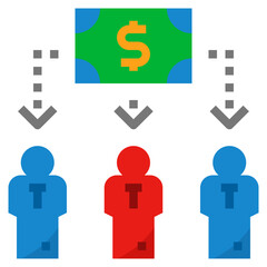 employment flat style icon