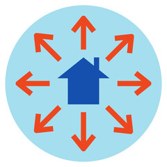 export flat style icon