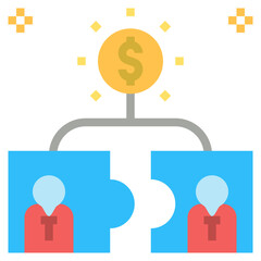 firm flat style icon