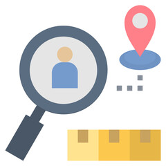 identify flat style icon