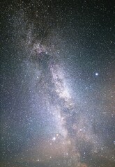 View of blissful Milky Way in sky