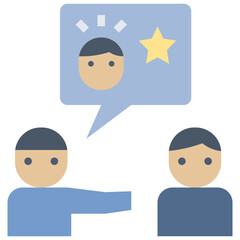 important flat style icon