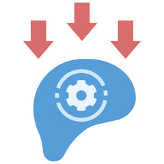 influence flat style icon