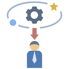 insert flat style icon