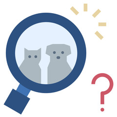 pet flat style icon