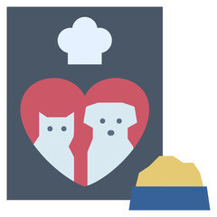 pet flat style icon
