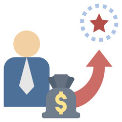 prestige flat style icon