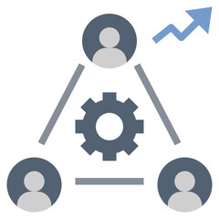 Obraz premium productivity flat style icon