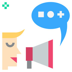 promote flat style icon