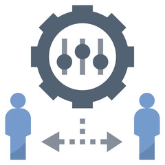 regulation flat style icon