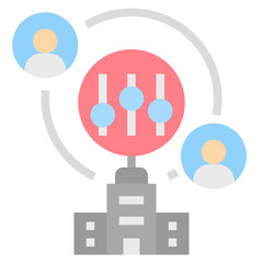 regulation flat style icon