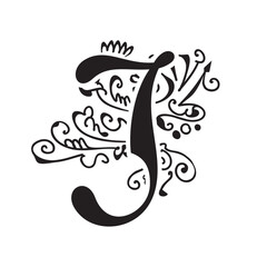 Fototapeta premium Medieval Letter J
