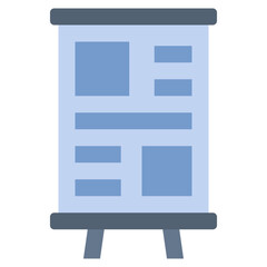 standee flat style icon