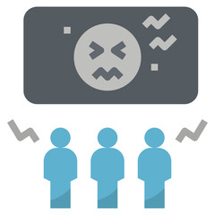 stress flat style icon